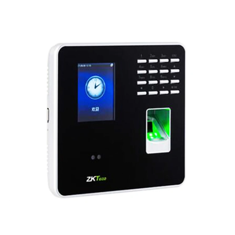 Zk3969 Dispositivo de Control de Asistencia y Acceso con Reconocimiento Facial y de Huellas Dactilares de Zkteco