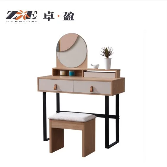 Modern Home Furniture Kids Furniture Computer Study Table Desk Bedroom Dresser with Mirror