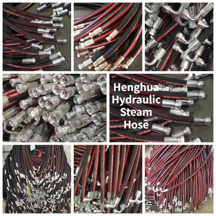 Chinese Steel Wire Braided Rubber Hose: R1 and R2 (1SN and 2SN) High Pressure Hydraulic Hose