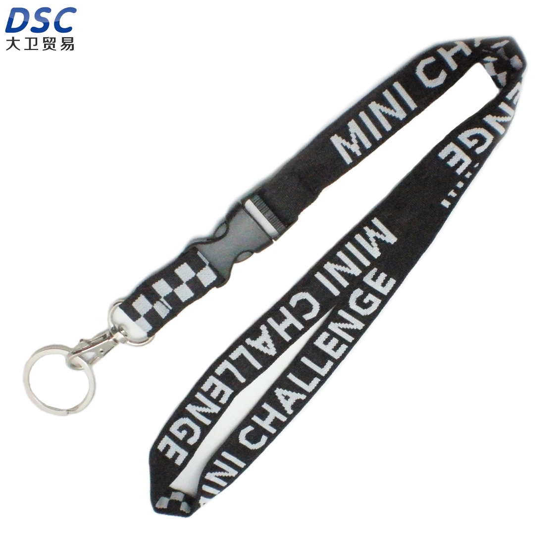 Polyester Thermal Sublimation Lanyard Double Hook Access Zertifikat Lanyard