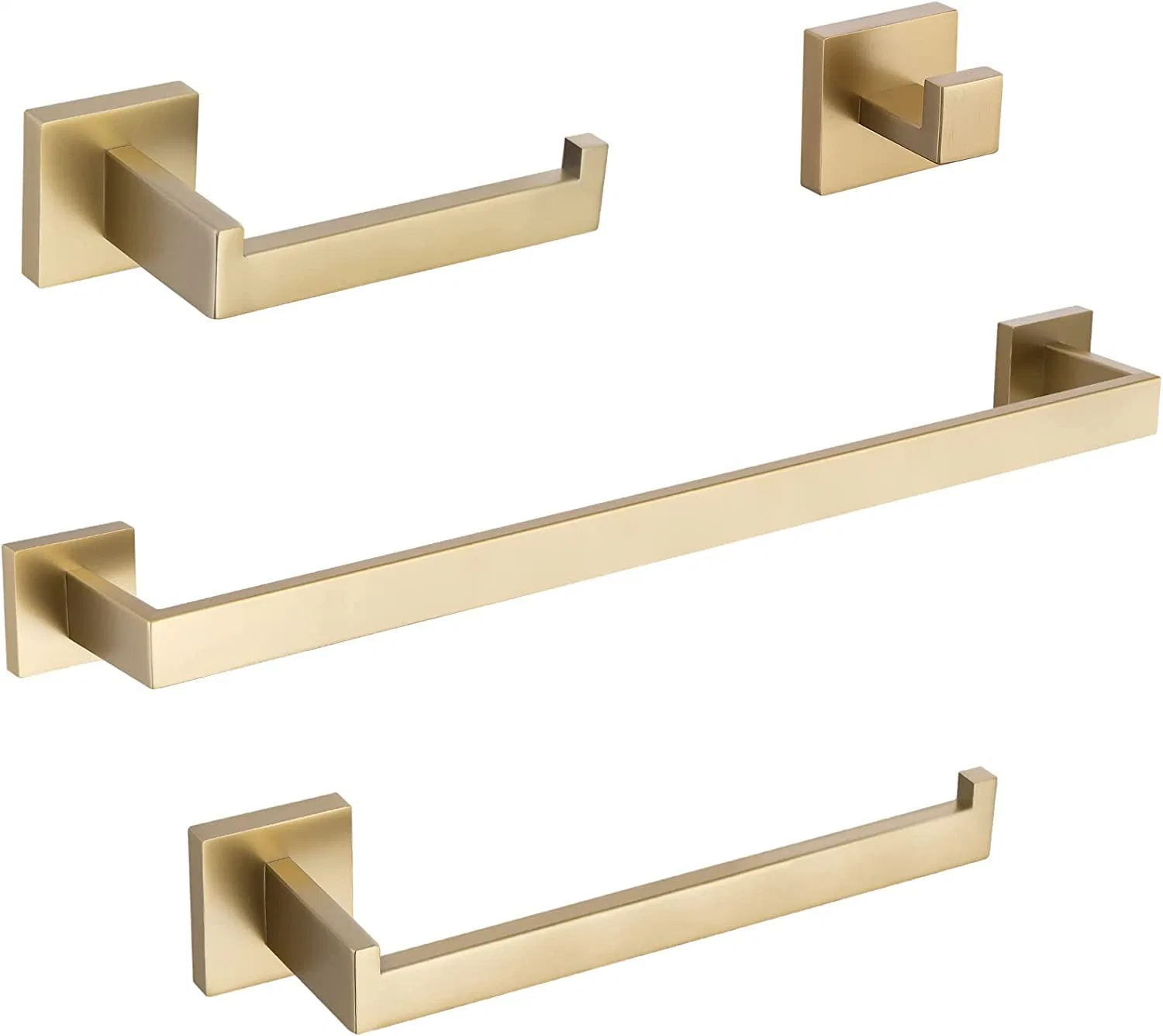 Badezimmer Sanitärkeramik Wandmontage Gold Badezimmer Zubehör Hardware-Set