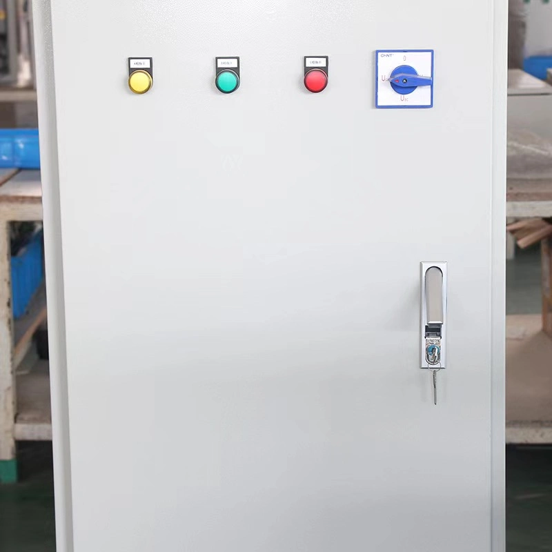 Cuboid Power Distribution Equipment PLC Control Cabinet