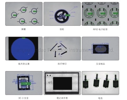 Medição de vídeo Microsope vertical automática para Electronics Plonk 100