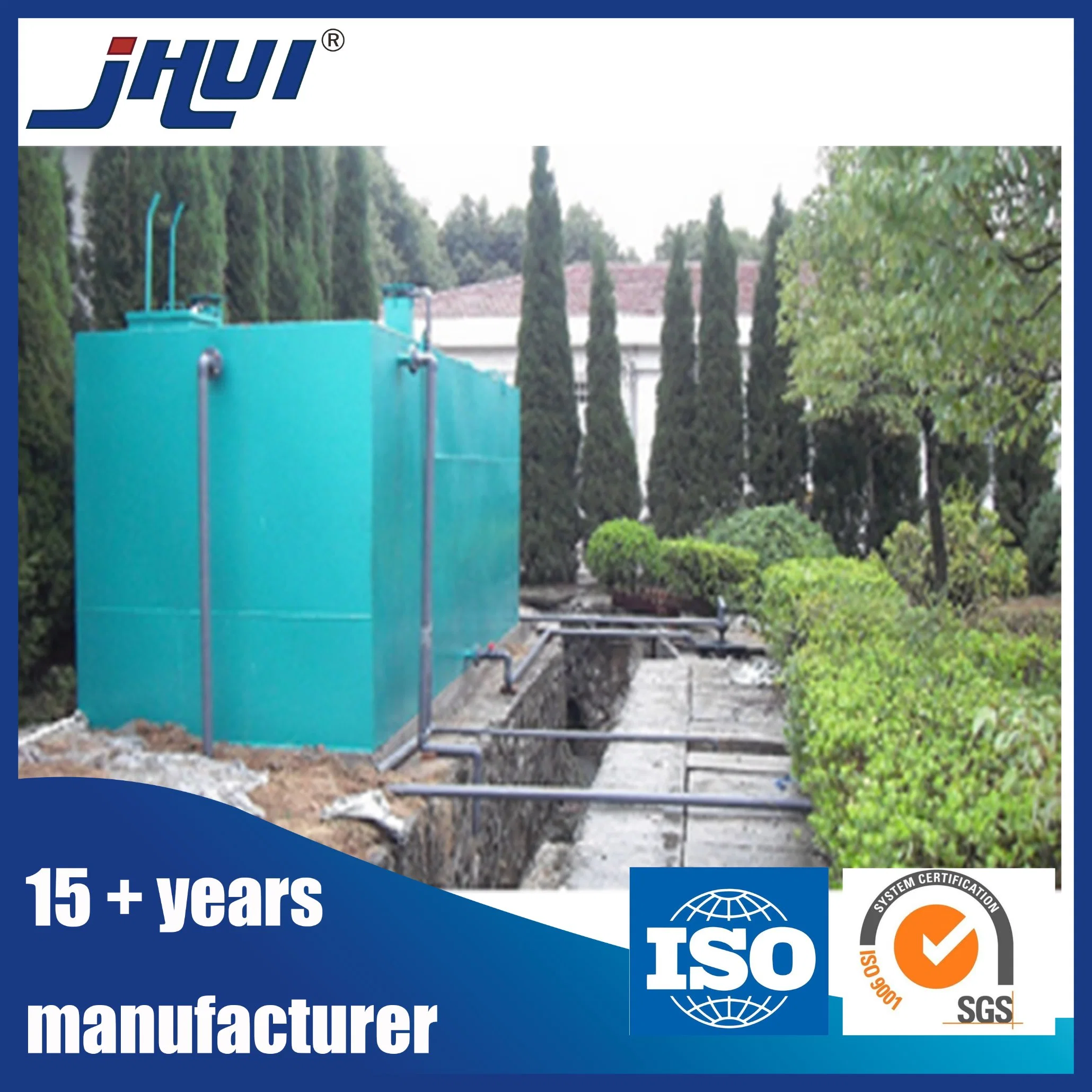 Jhui Brand Integrated Wastewater or Sewage Treatment Plant