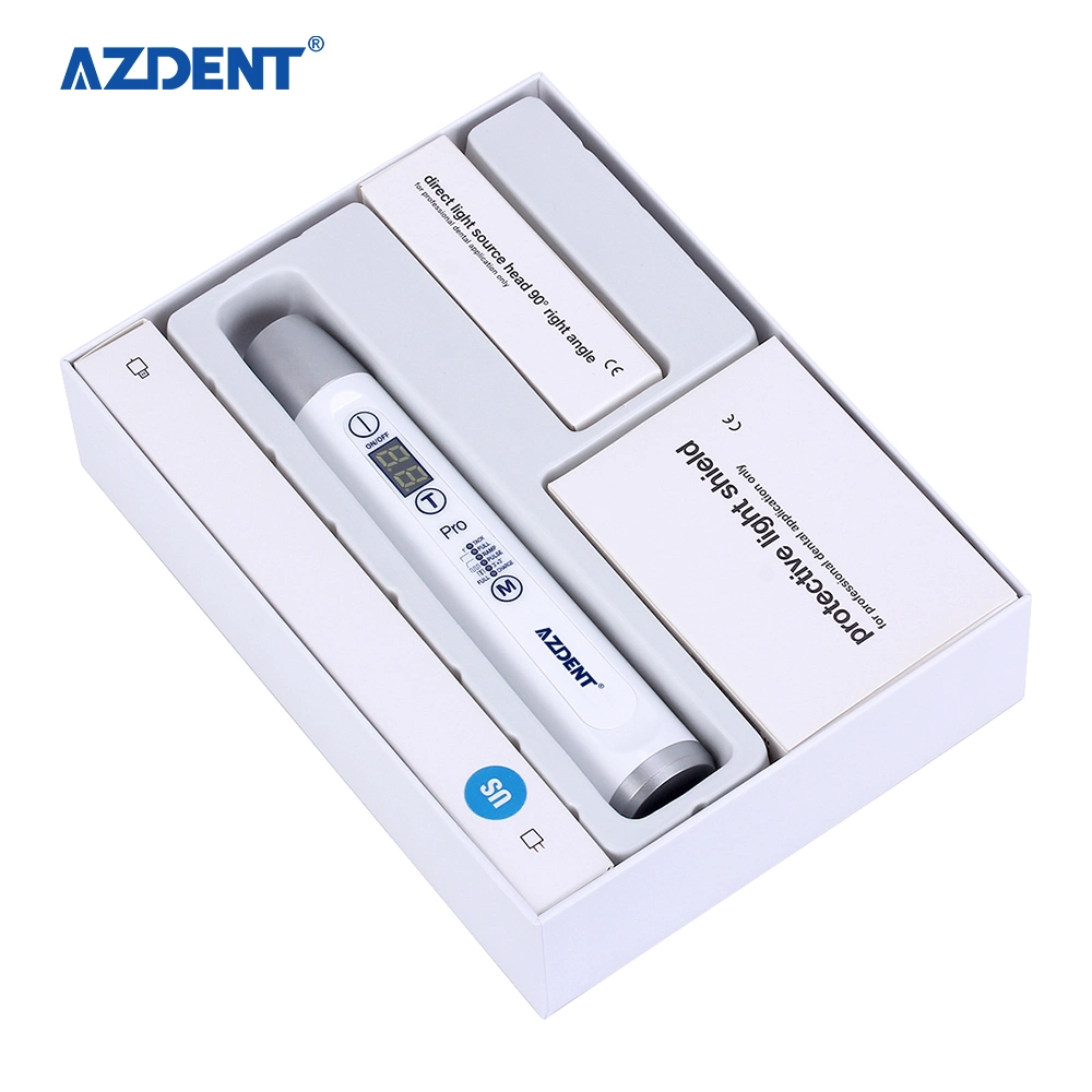 Azdent Dental Wireless LED Curing Light 1 Second Light Cure High Power Wide Spectrum