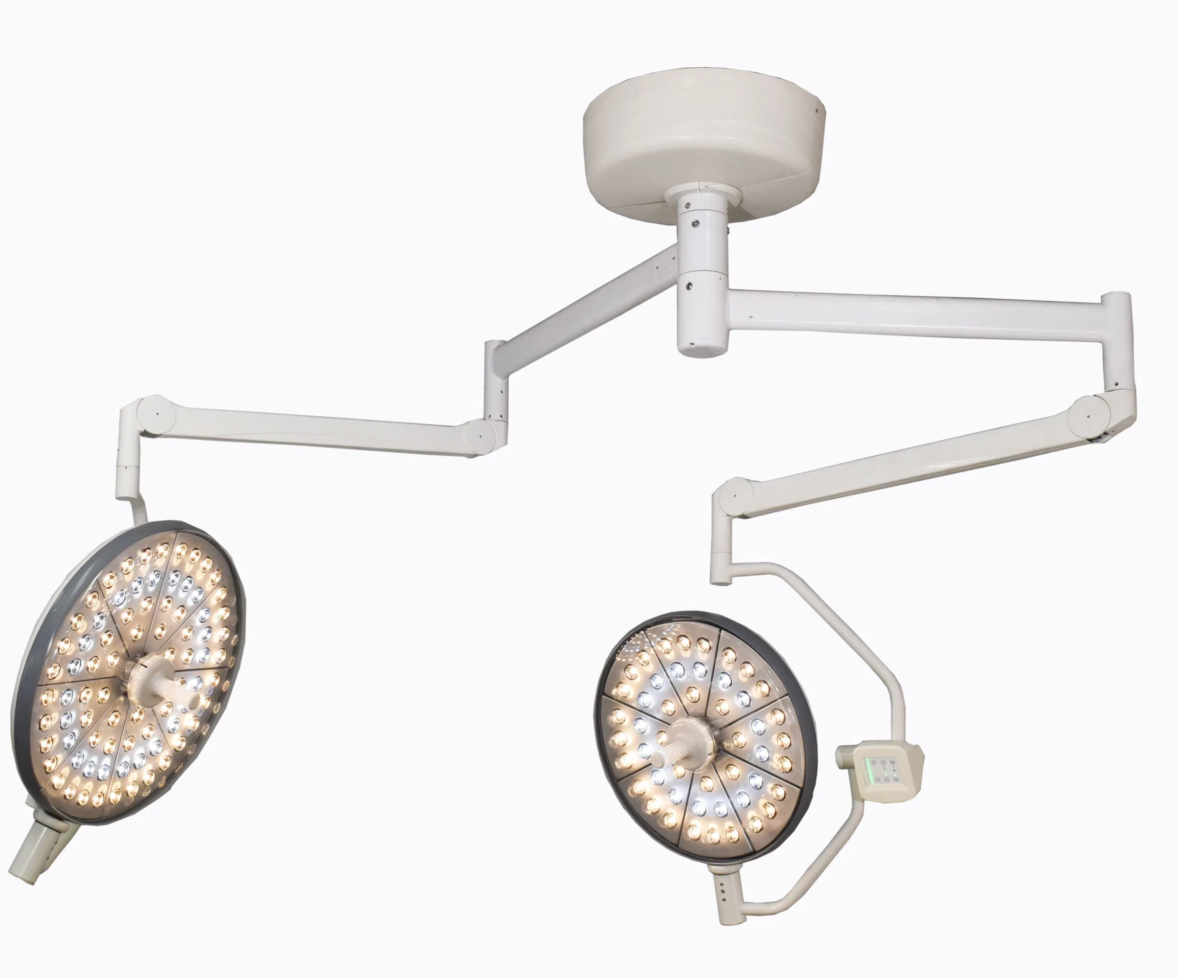 Équipement médical Utilisation hospitalière Double têtes LED Éclairage d'opération Plafonnier Lampe chirurgicale