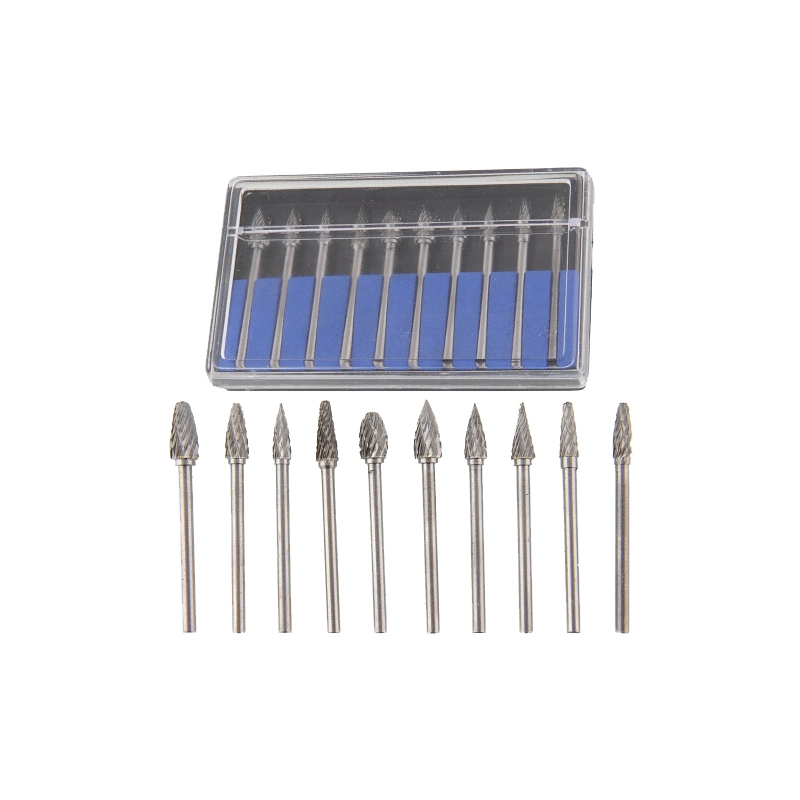 10 Pieces Leadsea Tungsten Steel Burs