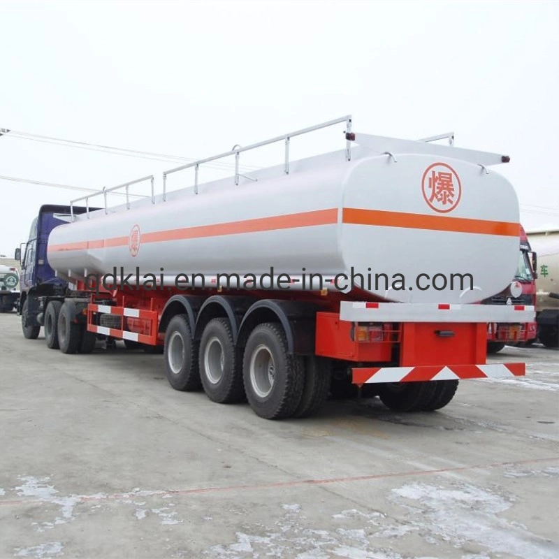 Kailai 3 Axles HOWO Truck Head 45000 Liters Oil Fuel Tank Trailer in Low Price