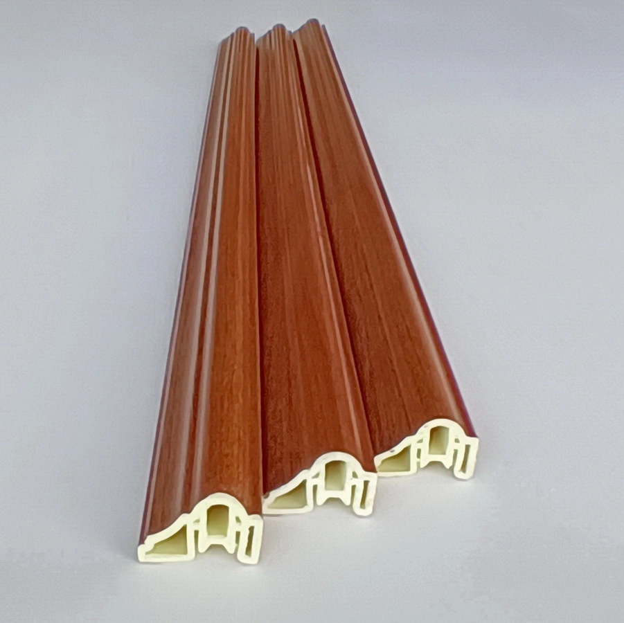 PVC Wall Panel Accessories Decorative Trims 35 Decoration Moulding for Wall Cladding Use