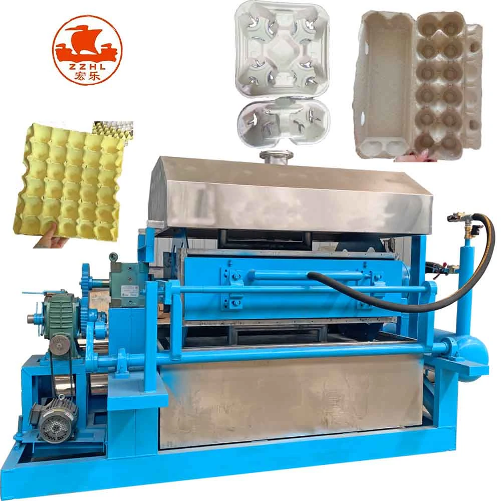 New Semi-Automatic Carton Price Egg Tray Making Machine with Good Service W-1000