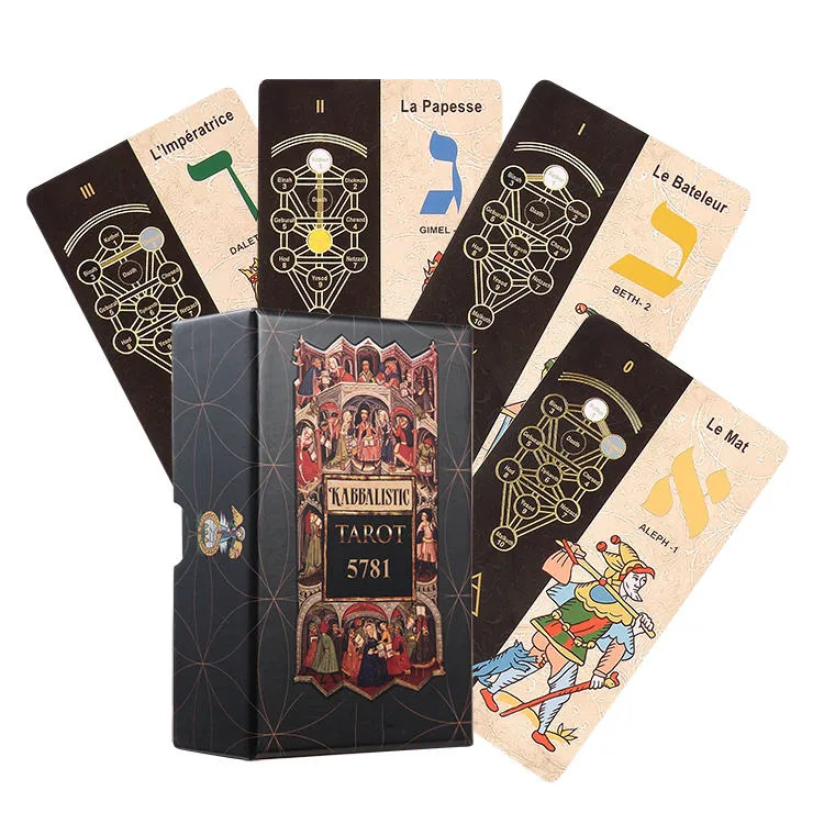 Comercio al por mayor 78pcs/Set jugando Tarot barato Tarot personalizado de impresión