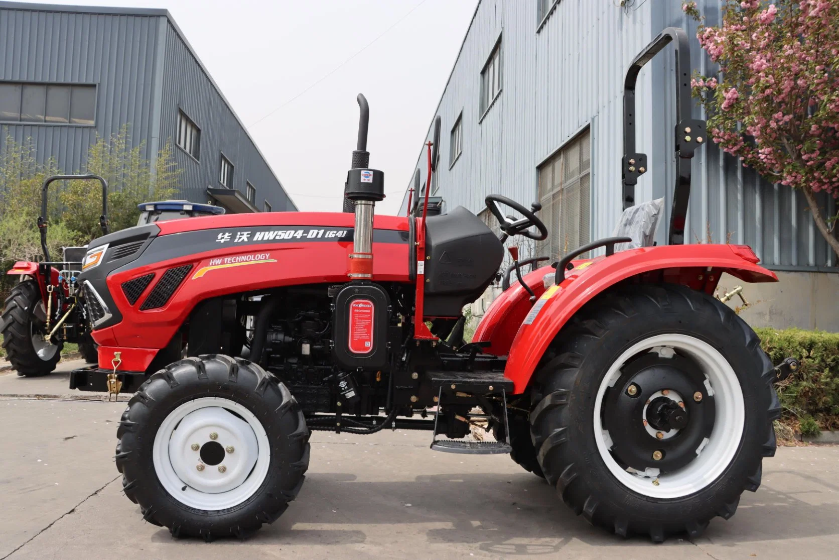 4X4 Tracteur agricole à roues Hw504/ 604/704 avec CE/ ISO