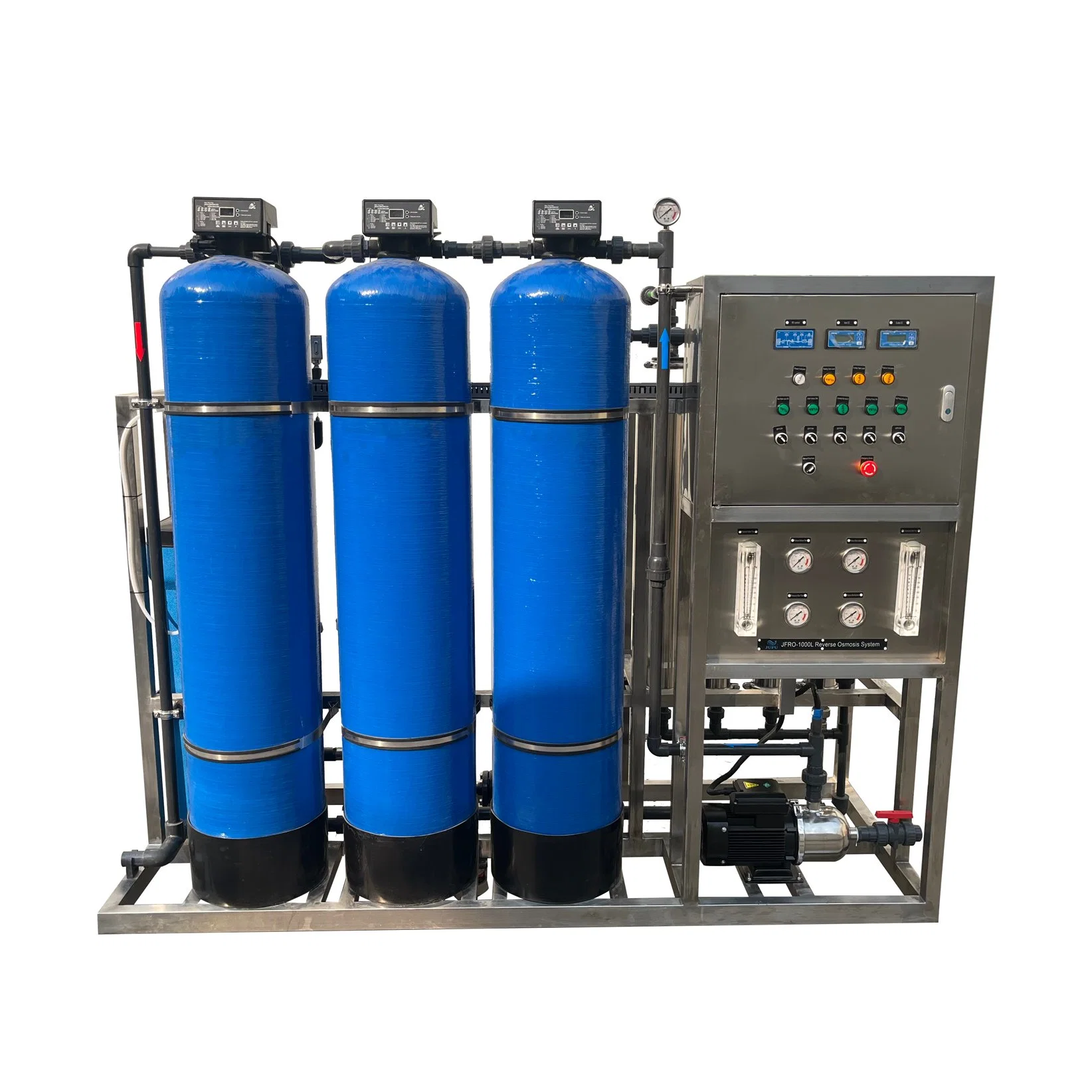 Industrial Osmosis Water Treatment RO Membrane UV Disinfection Unit