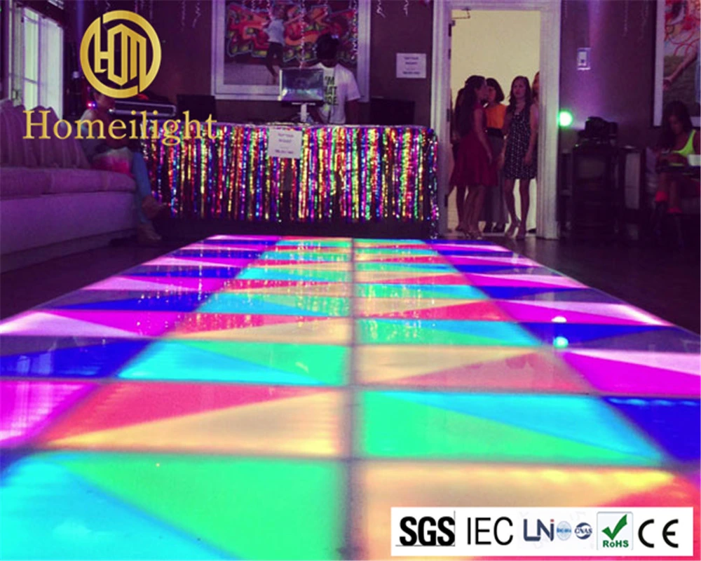 Portable DMX 512 Disco Wedding Ball LED RGB Dancing Floor