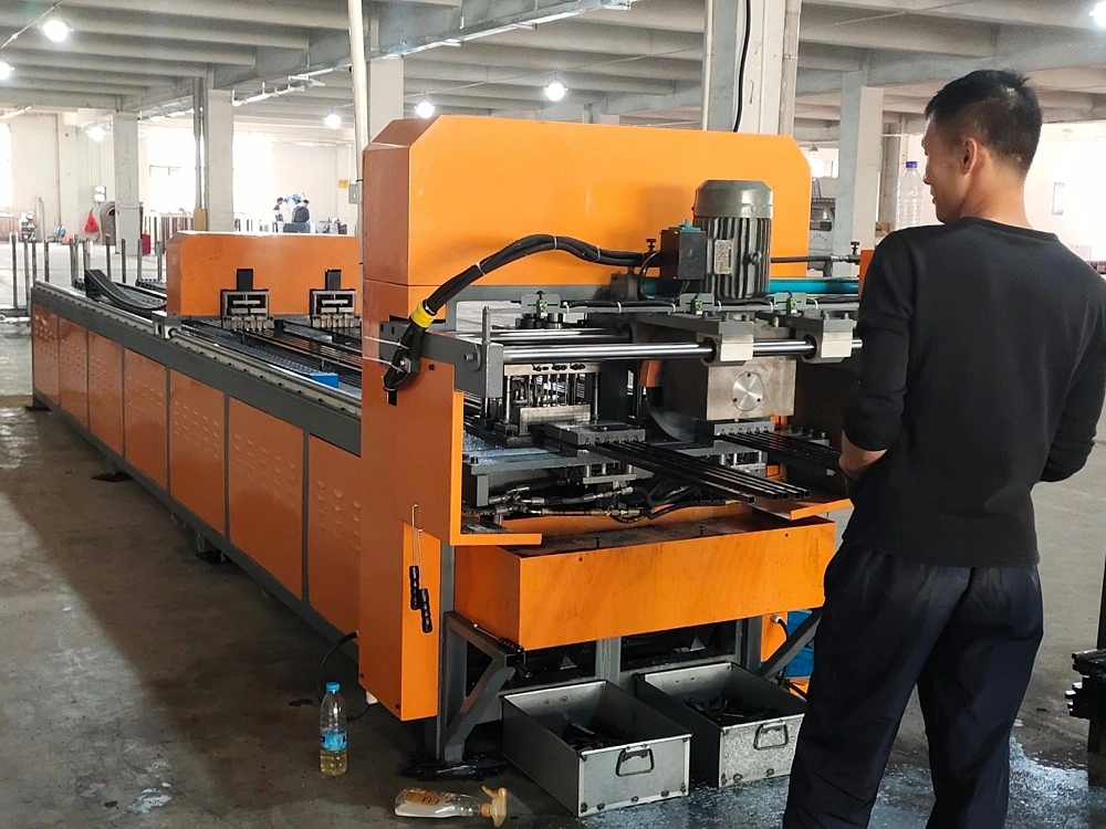 Automatic Pipe Hole Pressing Cutting and Punching Machine for Greenhouse Fastenings