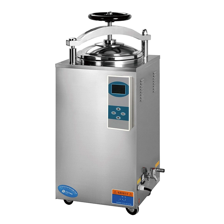 Medical Vertical Pressure Steam Continuous Autoclave Sterilizer with Stainless Steel