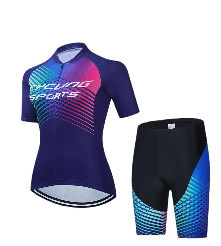 Ropa de ciclismo conjunto de manga corta Verano Camiseta corta para mujer Camiseta de ciclismo up Air