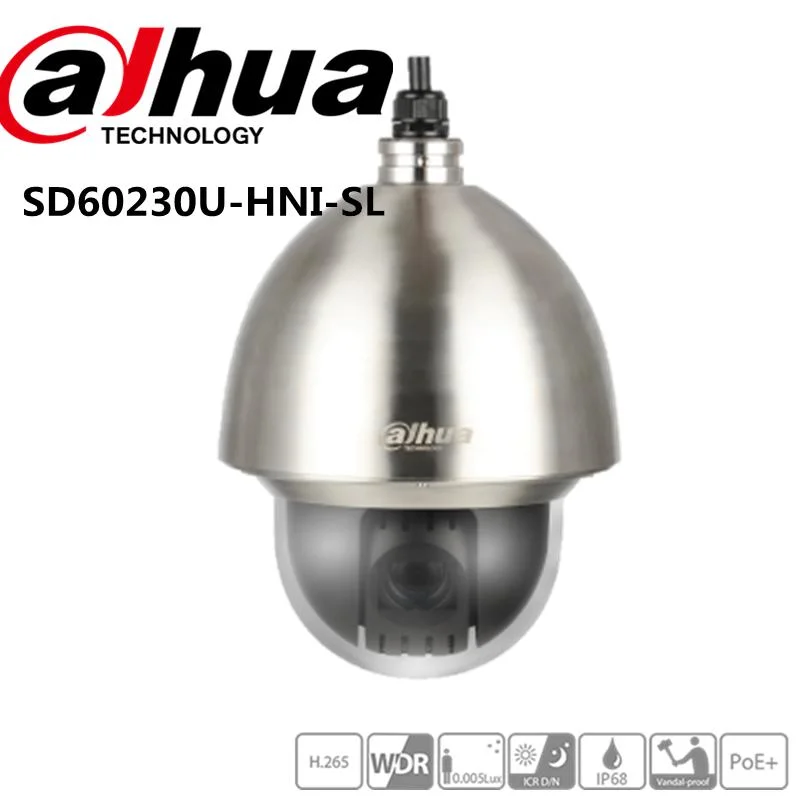 Dahua 30x de 2MP cámara de red PTZ anticorrosión SD de 316L60230U-Hni-SL