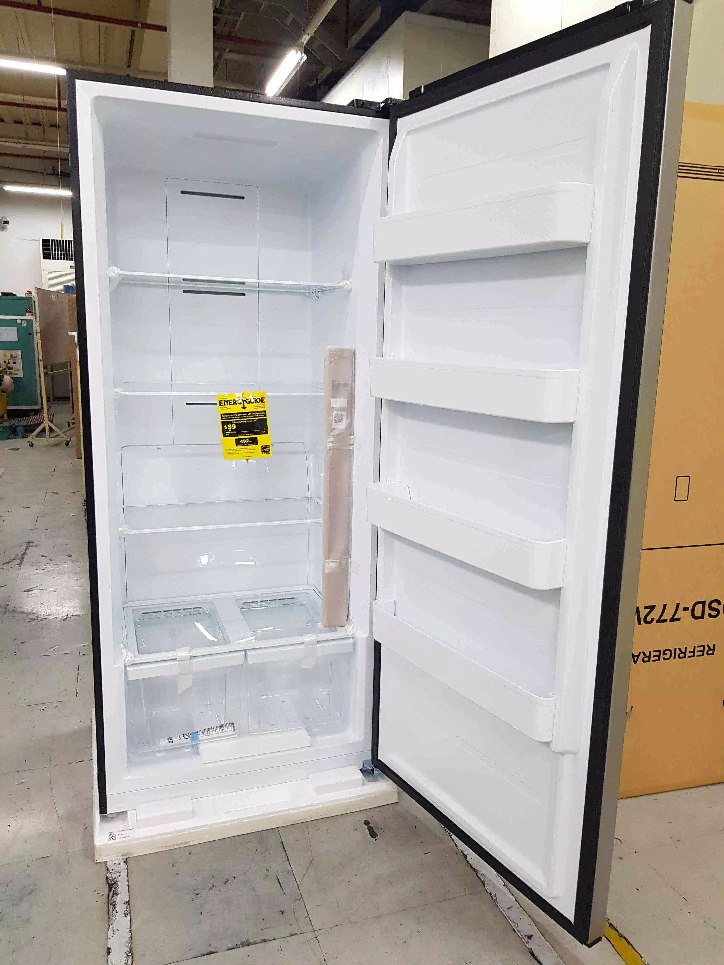 Smeta 21cu. FT. 594L Inicio Convertible vertical vertical blanca congeladores refrigerador