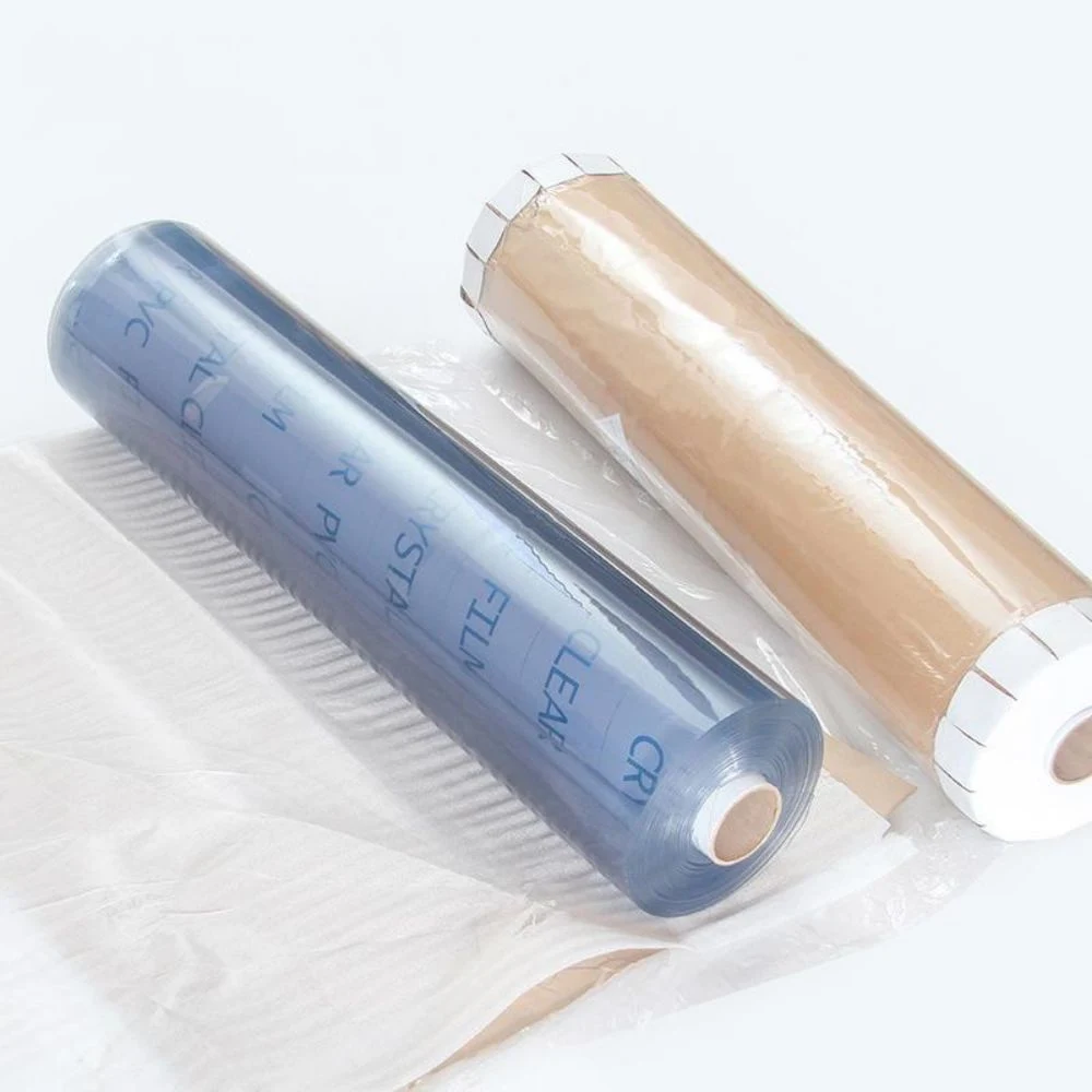 Haute qualité 0,3 mm-3,0 mm Super Clear Soft Film PVC Plastic Rolls pour une application multiple.