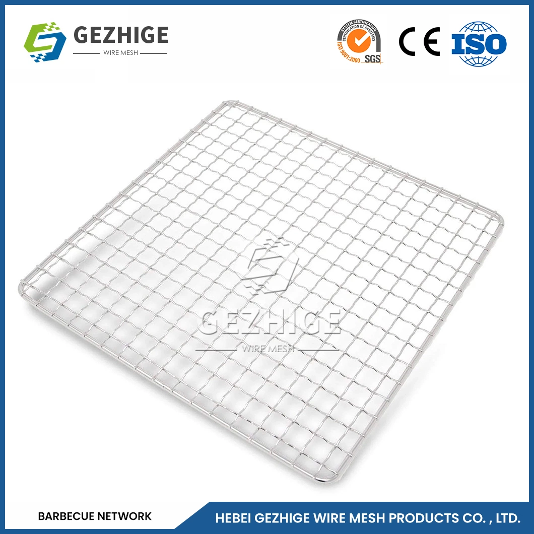 Gezhige BBQ Grill Grates Wire Mesh Stainless Steel Barbecue Mesh Net