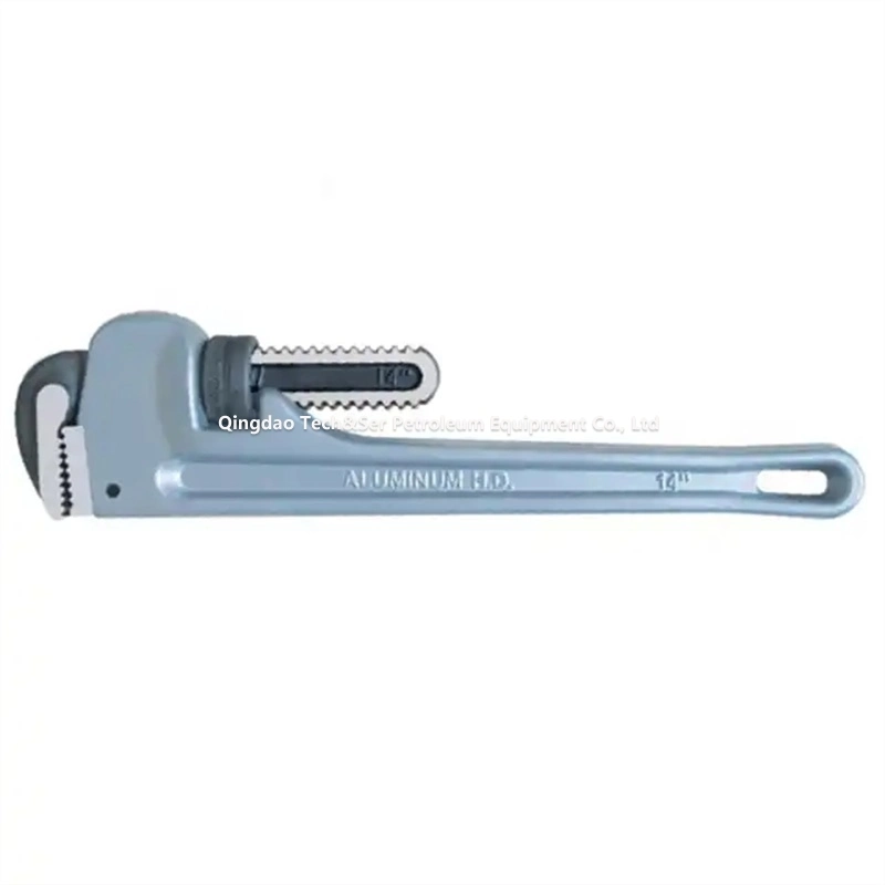 Heavy Duty American Straight Drop Forged Self Adjustable Pipe Spanner Wrench Cutting Tool Ratchet Wrench