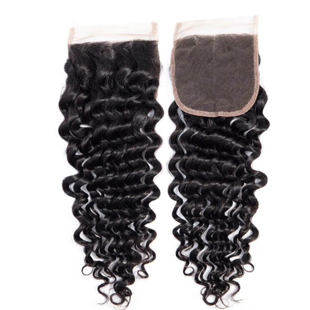 Kbeth alta qualidade 100% cabelo humano Deep Wave toupe para Beleza mulheres HD Lace Human Hair toupee Extensões integradas