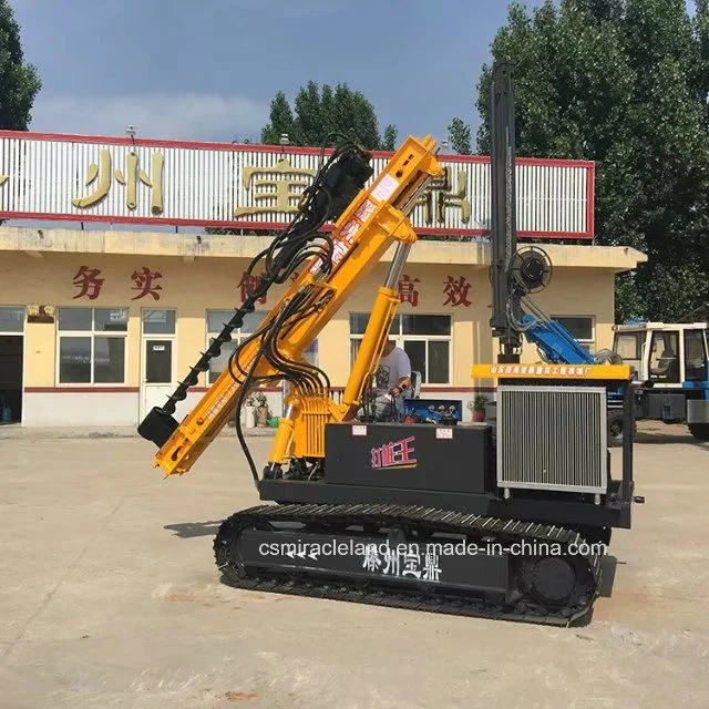 Crawler Hydraulic Driven Helical Solar Photovoltaic Pile Driver (BDLQ80)