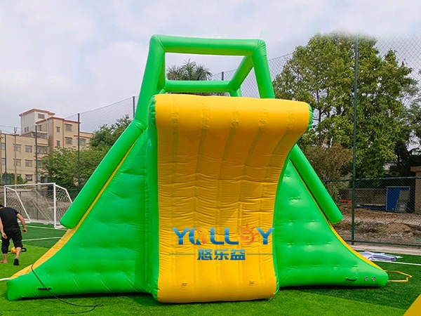 Parque acuático acuático acuático portátil e inflable comercial para el lago