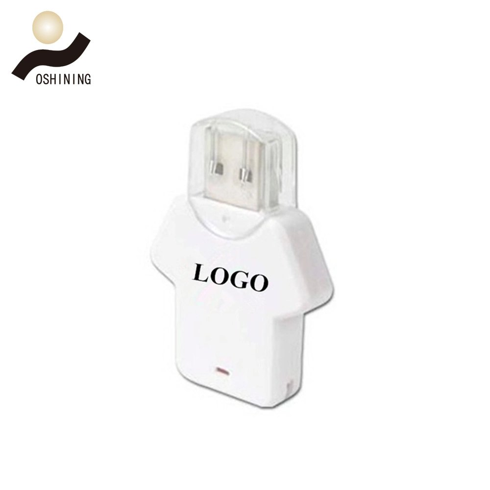 Promotional Plastic T-Shirt USB Flash Pen Memory Drive Stick