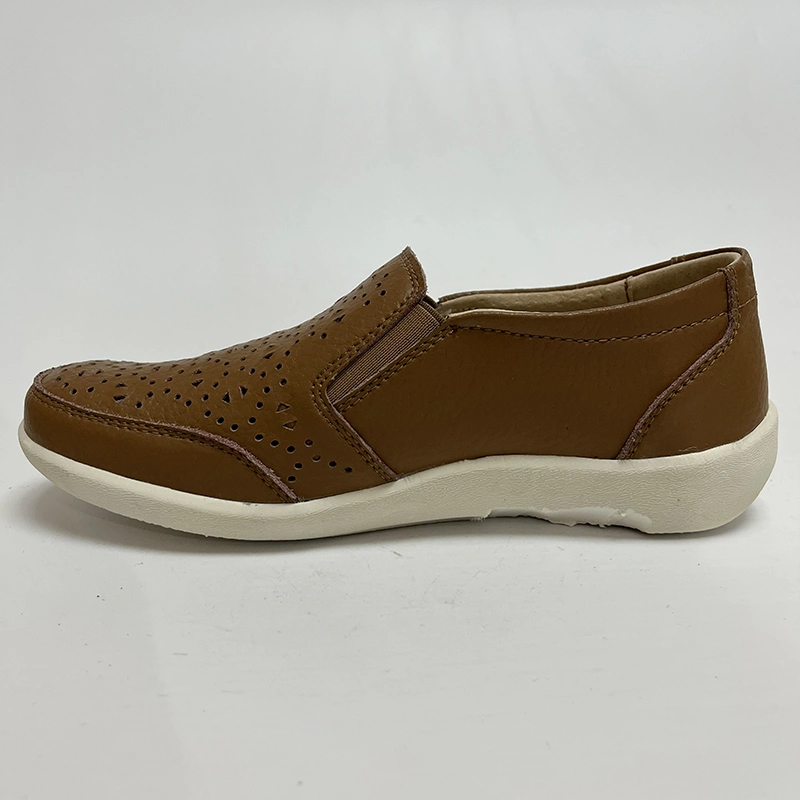 Custom Handmade Wedge Lady Leather Shoes
