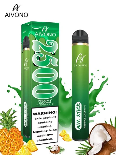 E-cigarrillo desechable fábrica sabor de la fruta objetivo Stick 2500 inhalaciones Atomizer