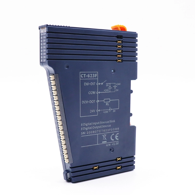 I/O Module 8 Channels Di & 8 Channels Do 24VDC/ Source or Sink Type, Single Output Channel Max Current 500mA