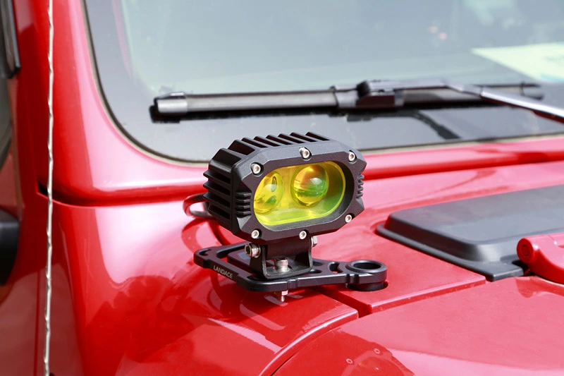 DIY uma luz de pilar de suportes de montagem para Jeep Wrangler Jl Jk