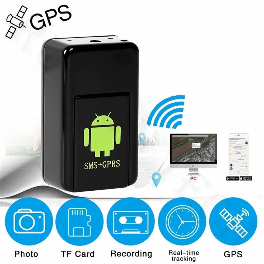 GF08 GSM GPRS SMS Vehicle Tracking System GPS Tracker con mini cámara