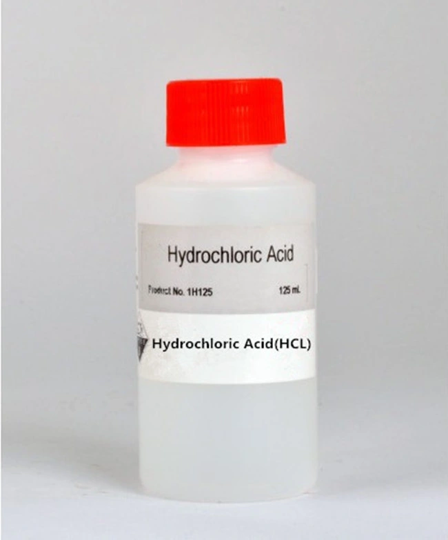 China Supply Tech Grade Hydrochloric Acid 31%-36% CAS: 7647-01-0 para la industria minera de refinación de oro