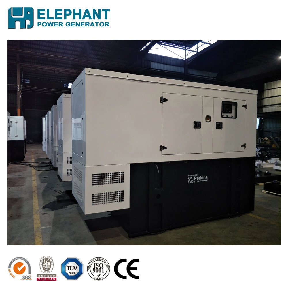 Abrir o Silent 520kw 650kVA generador Stamford con motor Perkins