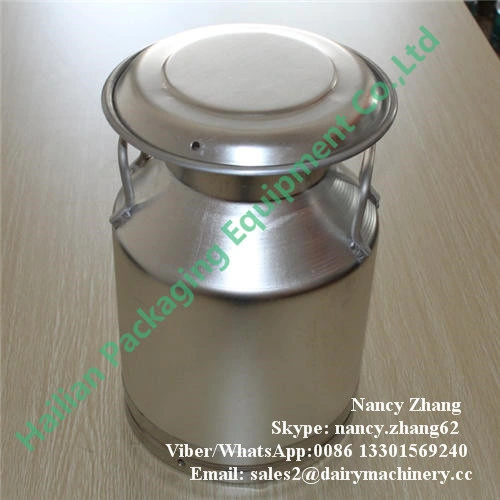 FDA Approved Aluminum Alloy Milk Can with Mushroom Cover