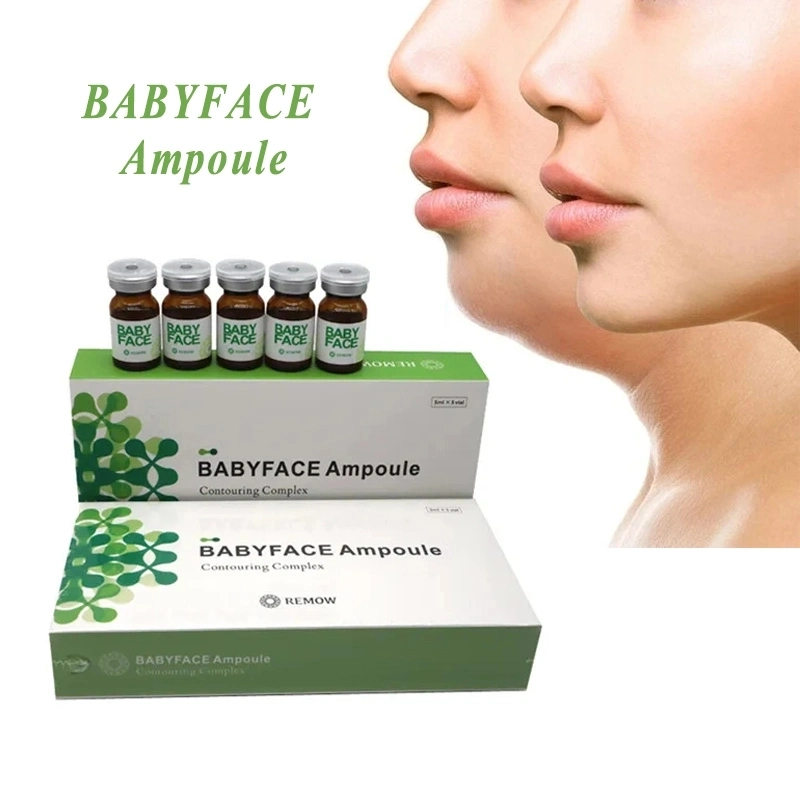 Babyface Contouring Complex 5ml ampollas corporal pérdida de grasa lipolitica Solución para contorno facial