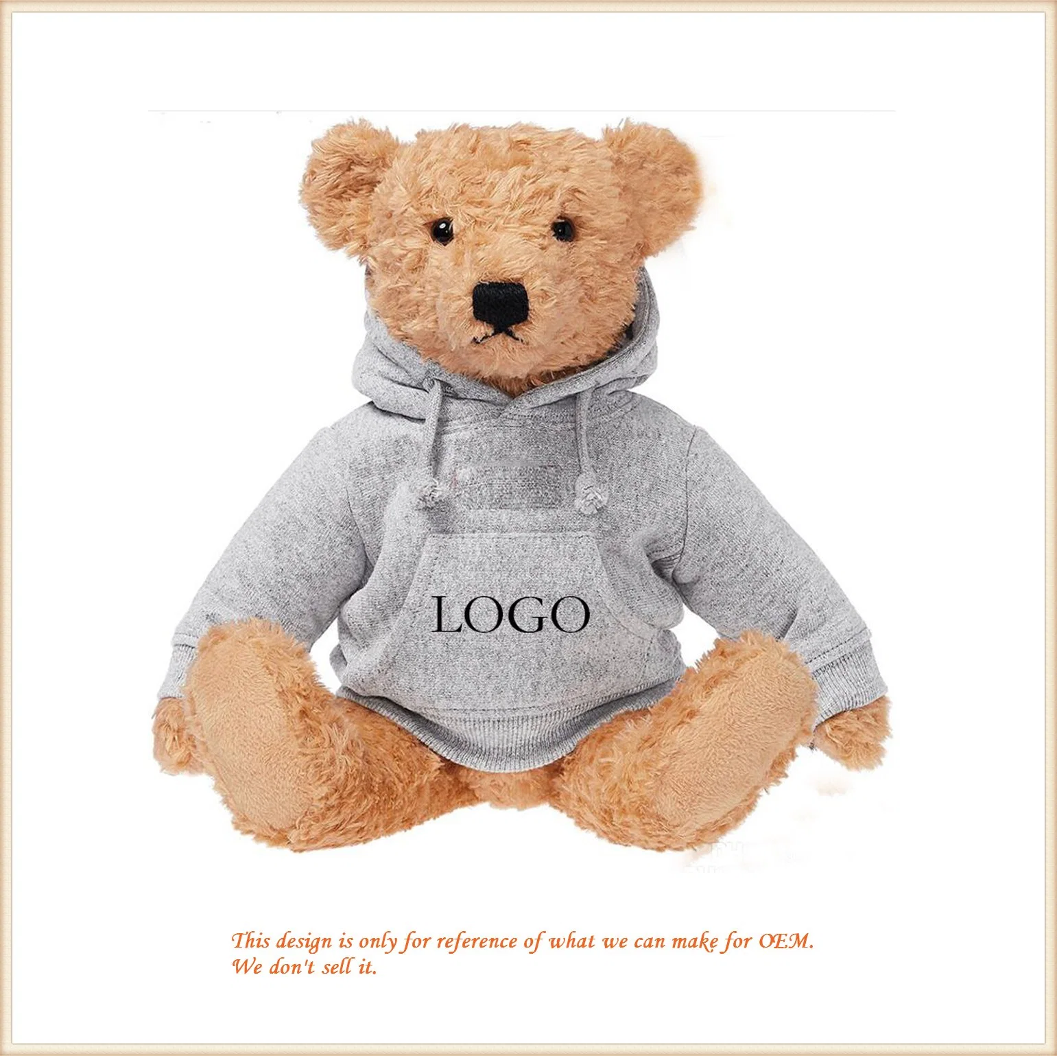 Customized Logo Plush Teddy Bear Stuffed Animal Soft Toys