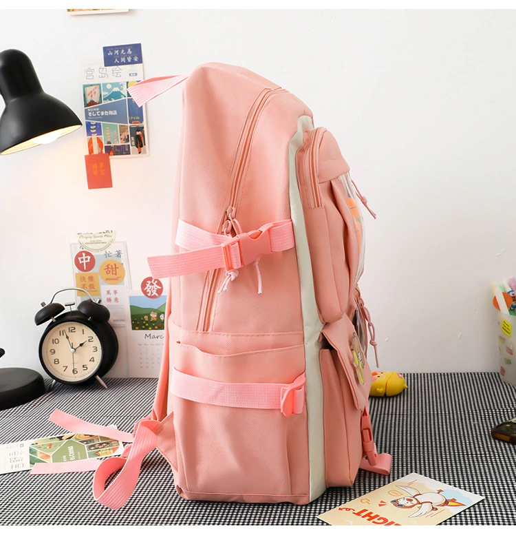 Student 3PCS Backpack Stationery Bag Large Capacity Practical Portable School Bag