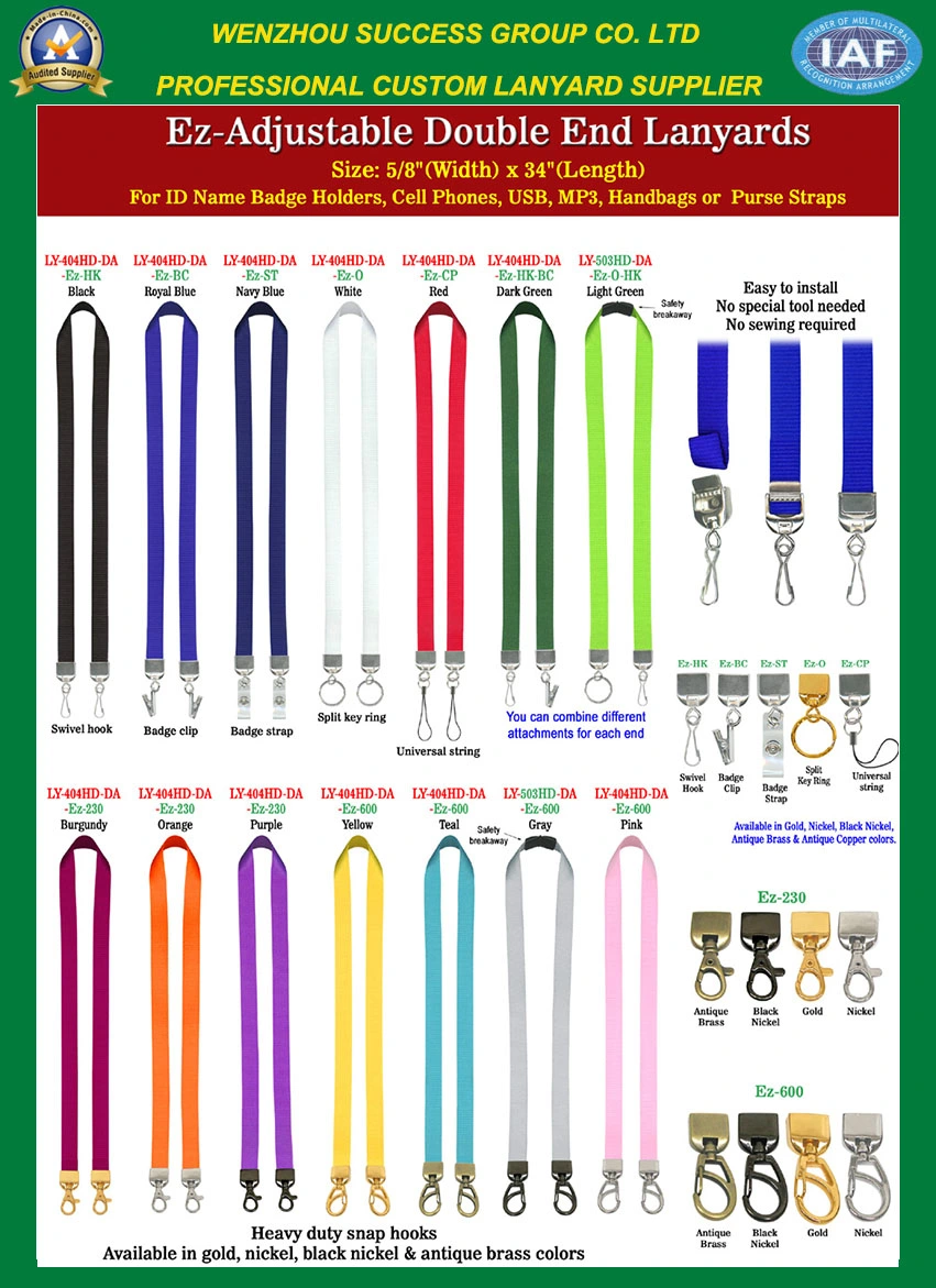 Pré-impresso "engraçado e novidade" Fashion Lanyards