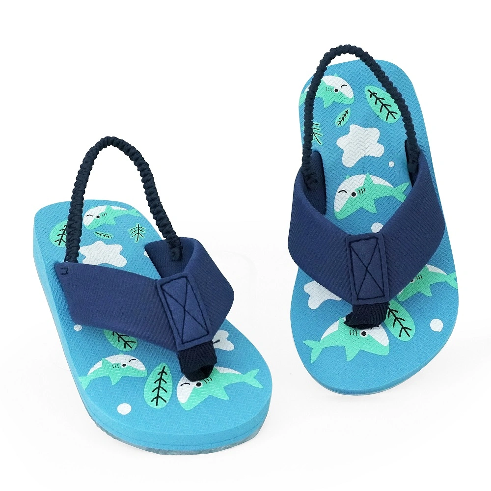 Nuevo portátil Flip-Flops para viajar a los niños para los niños Flip-Flops sandalias de playa para bebés