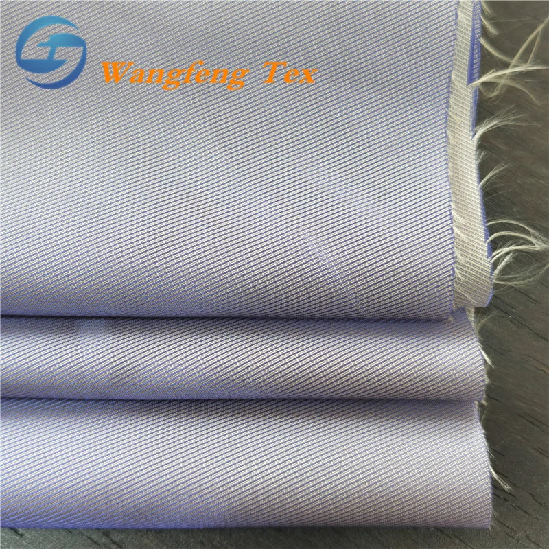 High quality/High cost performance  Polyester/Cationic Two-Tone Twill Lining Fabric for Uniform, Jacket