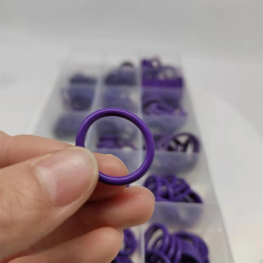 Purple Color O Type Sealing NBR 90 Mechanical Repair O Ring Kit