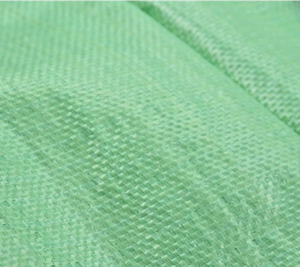 25kg 50kg Plain Green Polypropylene Woven Bag