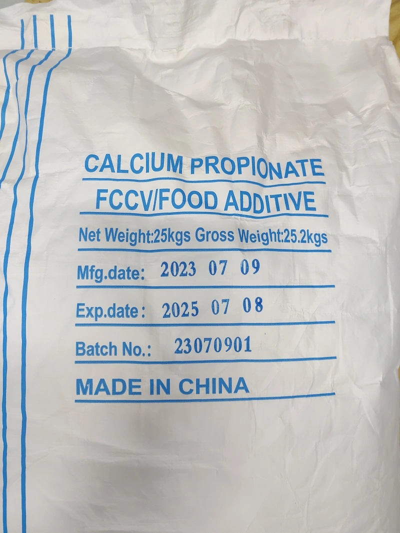 Calcium Propionate Mupro Fabricant Bonne Qualité Granulaire et Poudre