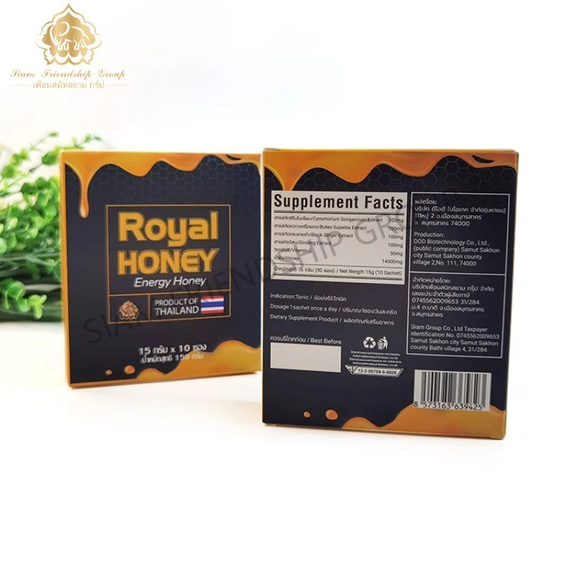 Großhandelspreis HACCP zertifiziert Custom Enhanced Male Vitality Natural Honey