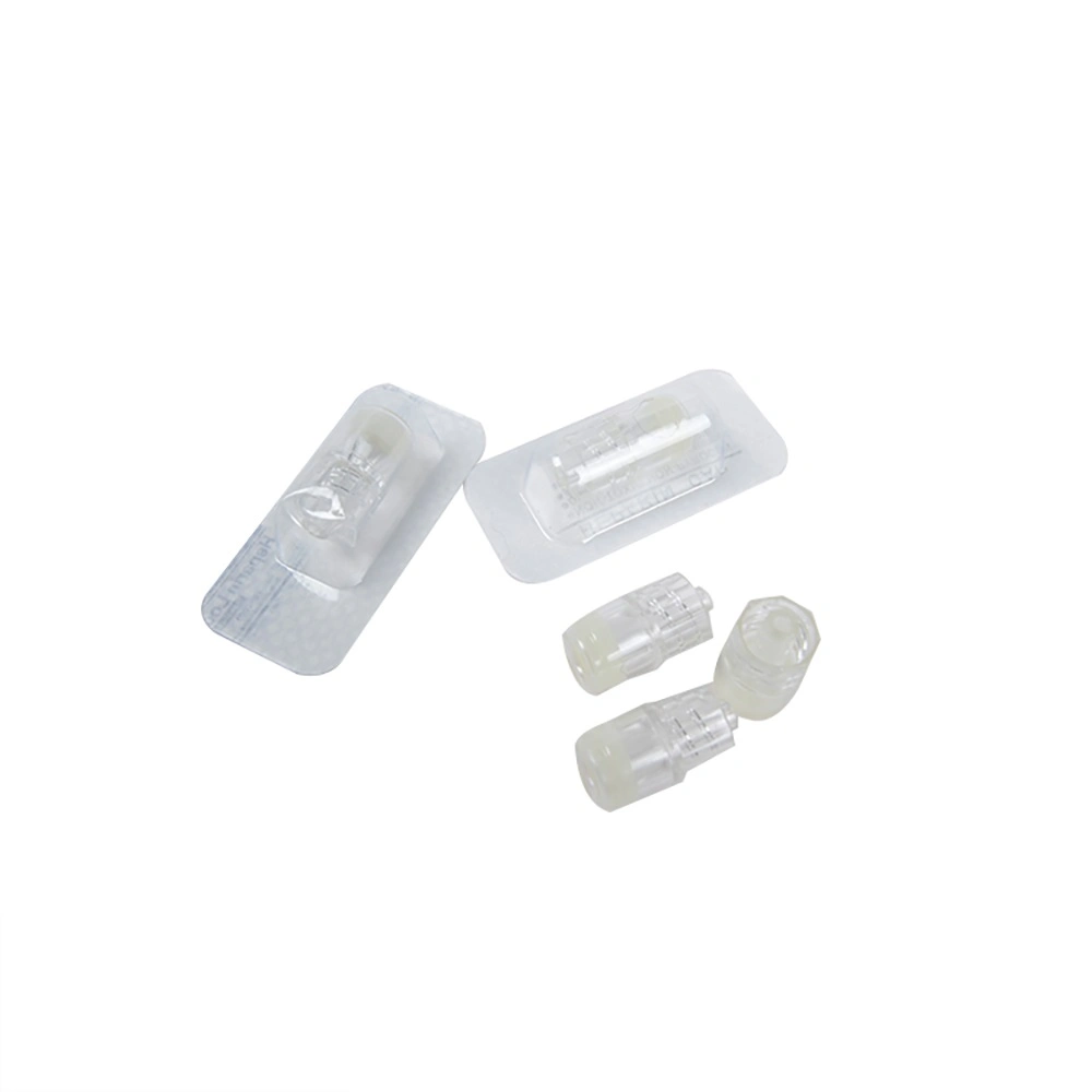 Disposable Transparent Heparin Cap with Soft Blister Pack