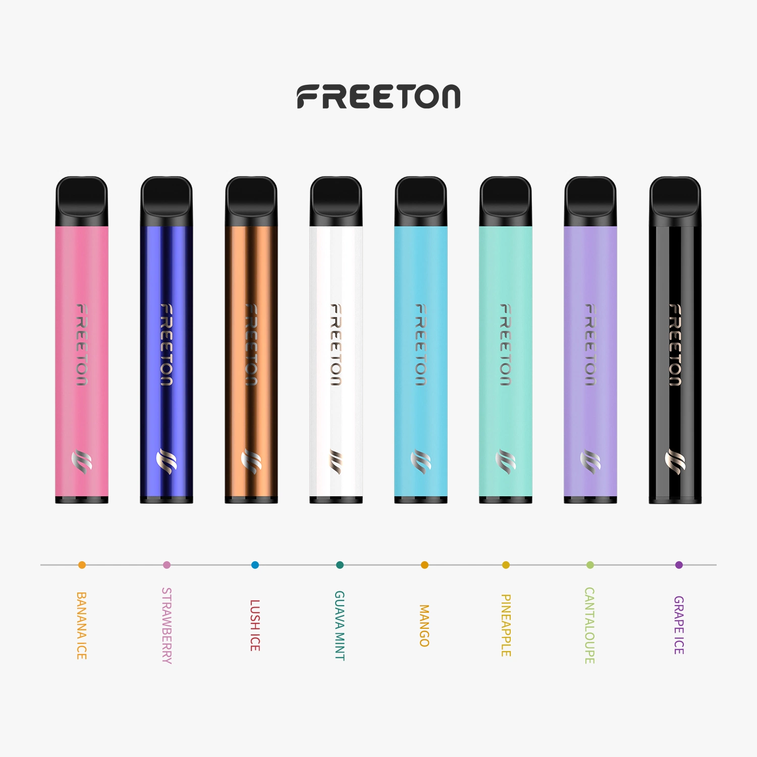 Nueva edición Mayorista/Proveedor a granel 650mAh vaporizador Puff Freeton desechables